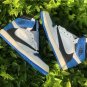 Men & Wmns Jordan 1 High Og Military Blue Shoes Zone