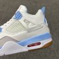 Men & Wmns Jordan 4 White Light Blue