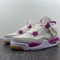 Men & Wmns jordan 4 white purple