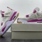 Men & Wmns jordan 4 white purple