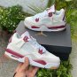Men & Wmns Jordan 4 White Red