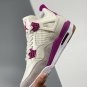 Men & Wmns Jordan 4 Retro White Purple