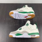 Men & Wmns Jordan 4 Sail Pine  Green  Neutral Grey White