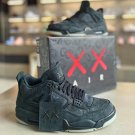 Men & Wmns Jordan 4 Retro ' Black ' 2021