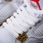 Men & Wmns Jordan 4 League White Earth Yellow