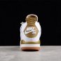 Men & Wmns Jordan 4 League White Earth Yellow