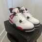 Men & Wmns Jordan 4 Red Cement  GS Youth 408452-161