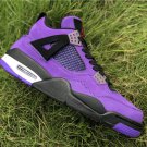 Men & Wmns Jordan Travis Scott X Air Jordan 4 In “Purple”