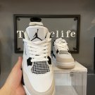 Men & Wmns nJordan 4 Retro Military Black