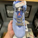 Men & Wmns Travis Scott x Air Jordan 6 “Houston Oilers” Light Blue