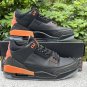 Men & Wmns Jordan retro 3 X J Balvin Black Orange