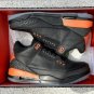 Men & Wmns Jordan retro 3 X J Balvin Black Orange