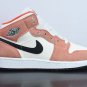 Men & Wmns Jordan 1 Mid SE Orange Suede_1