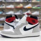 Men & Wmns Jordan 1 Retro High  Light Smoke Grey