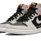 Men & Wmns Jordan 1 Retro High Neutral Grey Hyper Crimson_6