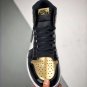 Men & Wmns Jordan 1 Retro High NRG Patent Gold Toe