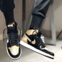 Men & Wmns Jordan 1 Retro High NRG Patent Gold Toe_1