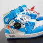 Men & Wmns Jordan 1 Retro High Off-White University Blue
