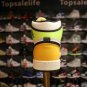 Men & Wmns Jordan 1 Retro High White Black Volt University Gold_3