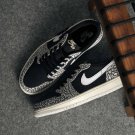 Men & Wmns Jordan 1 Retro Low OG Black Cement_1
