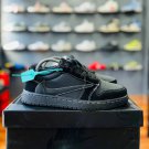 Men & Wmns Jordan 1 Retro Low OG SP Travis Scott Black Phantom