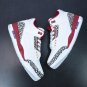 Men & Wmns Jordan 3 Retro Cardinal Red