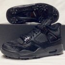 Men & Wmns Jordan 4 Retro GOLF “ BLACK CAT PONY HAIR ”