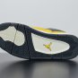 Men & Wmns Jordan 4 Retro Lightning TOUR YELLOWWHITE-DARK BLUE GREY