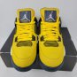 Men & Wmns Jordan 4 Retro LS Lightning 2006 Tour Yellow Grey 314254 702