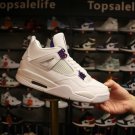 Men & Wmns Jordan 4 Retro Metallic Purple_5