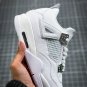 Men & Wmns Jordan 4 Retro Pure Money White