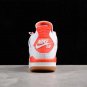 Men & Wmns Jordan 4 Retro SB White Orange Unisex Sneaker