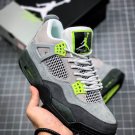 Men & Wmns Jordan 4 Retro SE 95 Neon Cool grey