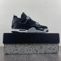 Men & Wmns Jordan 4 Retro SE Black Canvas