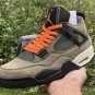 Men & Wmns Jordan 4 Retro Undefeated Greenclementine Sneaker
