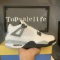 Men & Wmns Jordan 4 Retro White Cement (2016) (GS)