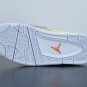 Men & Wmns Jordan 4 Retro White Lemon Pink