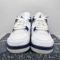 Men & Wmns Jordan 4 Retro White Midnight Navy