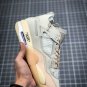 Men & Wmns Jordan 4 Retro X Off White White Cream Sail