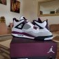 Men & Wmns Jordan 4 Retro x Paris Saint-Germain Bordeaux
