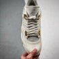 Men & Wmns Jordan 4 Sail - (Metallic GoldBlack)