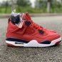 Men & Wmns Jordan 4 SE &acirc;��FIBA&acirc;�� Gym RedWhite-Metallic Gold-Obsidian