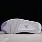 Men & Wmns Jordan 4 White Purple Oreo Sneaker