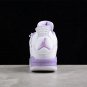 Men & Wmns Jordan 4 White Purple Oreo Sneaker