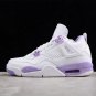 Men & Wmns Jordan 4 White Purple Oreo Sneaker