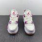 Men & Wmns Jordan 4 White Purple SB Sneaker