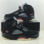 Men & Wmns Jordan 5 Gore Tex Off Noir Fire Red Black Muslin
