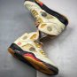 Men & Wmns Jordan 5 Retro Off-White Sail