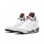Men & Wmns Jordan 5 Retro White Cement 136027-104