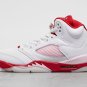 Men & Wmns Jordan 5 Retro White Pink Red